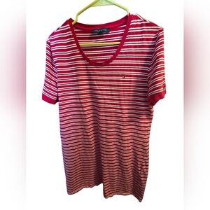 Tommy Hilfiger Red & White Dress